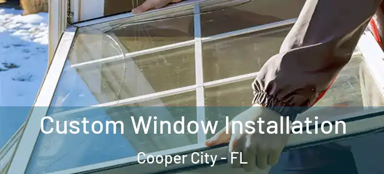  Custom Window Installation Cooper City - FL