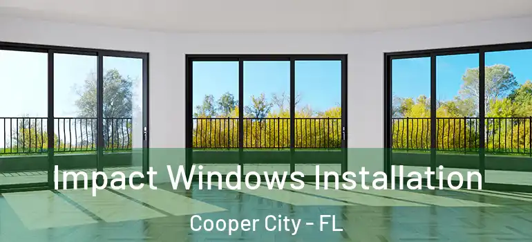  Impact Windows Installation Cooper City - FL