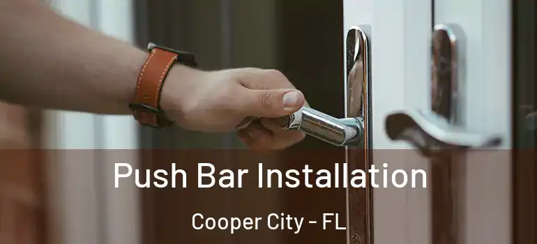  Push Bar Installation Cooper City - FL