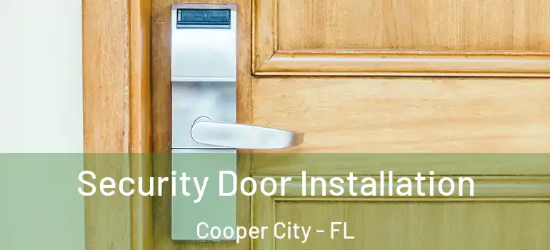  Security Door Installation Cooper City - FL
