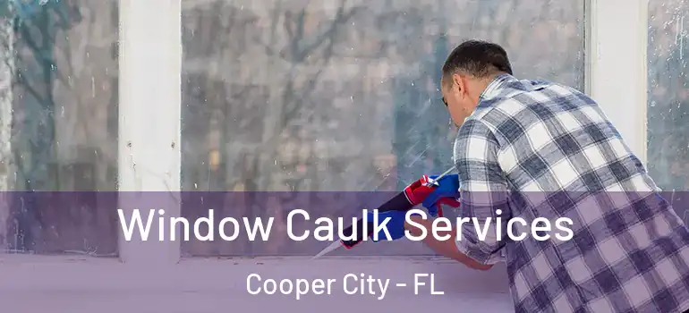 Window Caulk Services Cooper City - FL