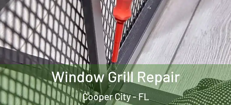  Window Grill Repair Cooper City - FL
